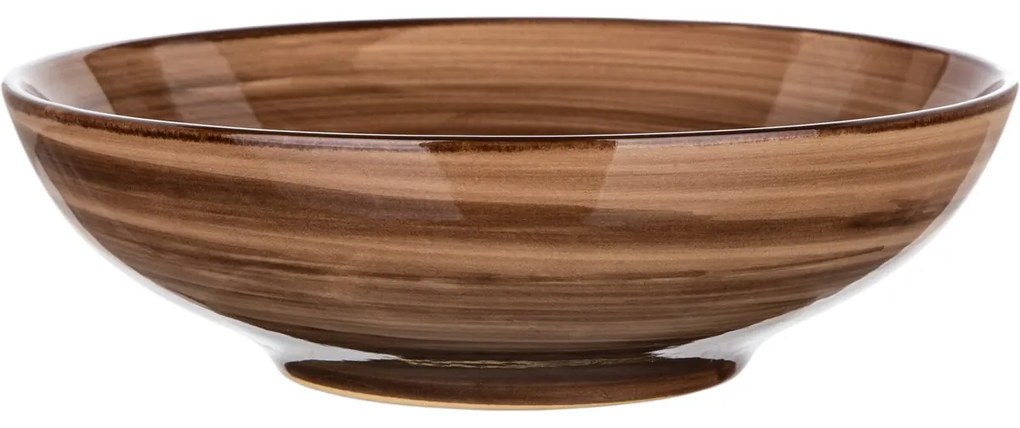 Banquet PALAS mélytányér, 18 cm, barna