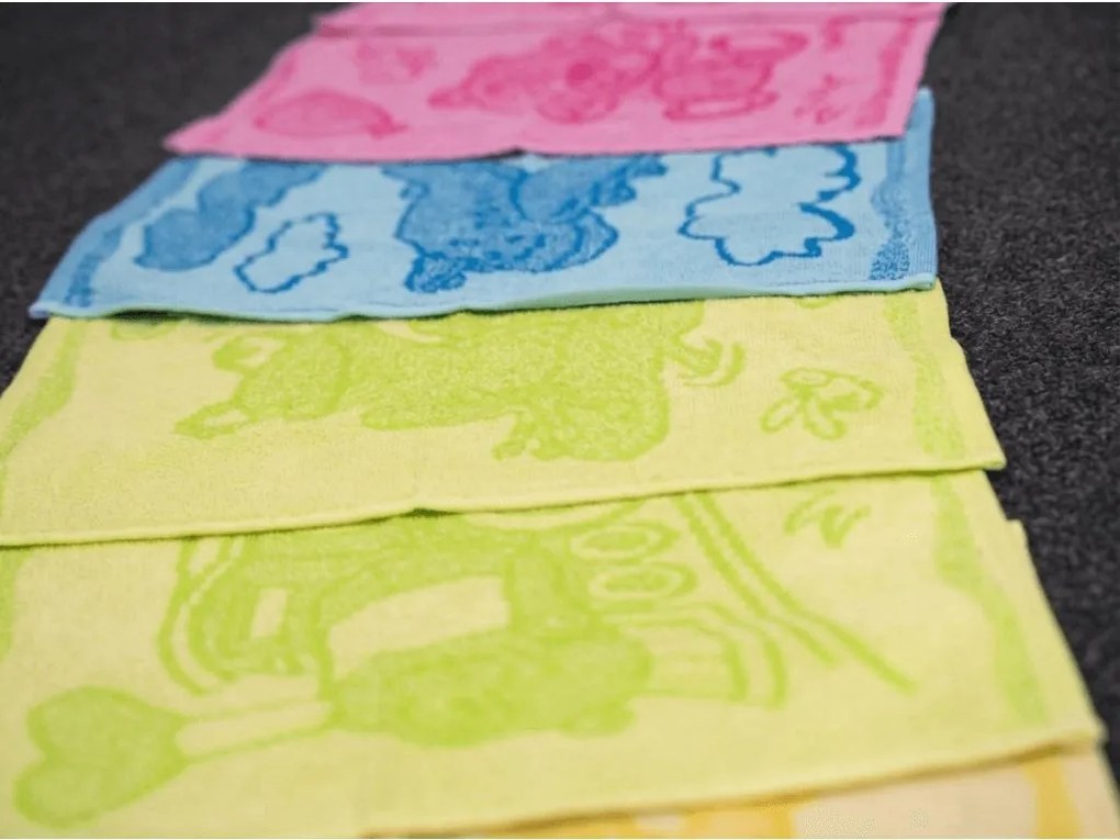 Gyerek törölköző BEBÉ béka zöld 30x50 cm