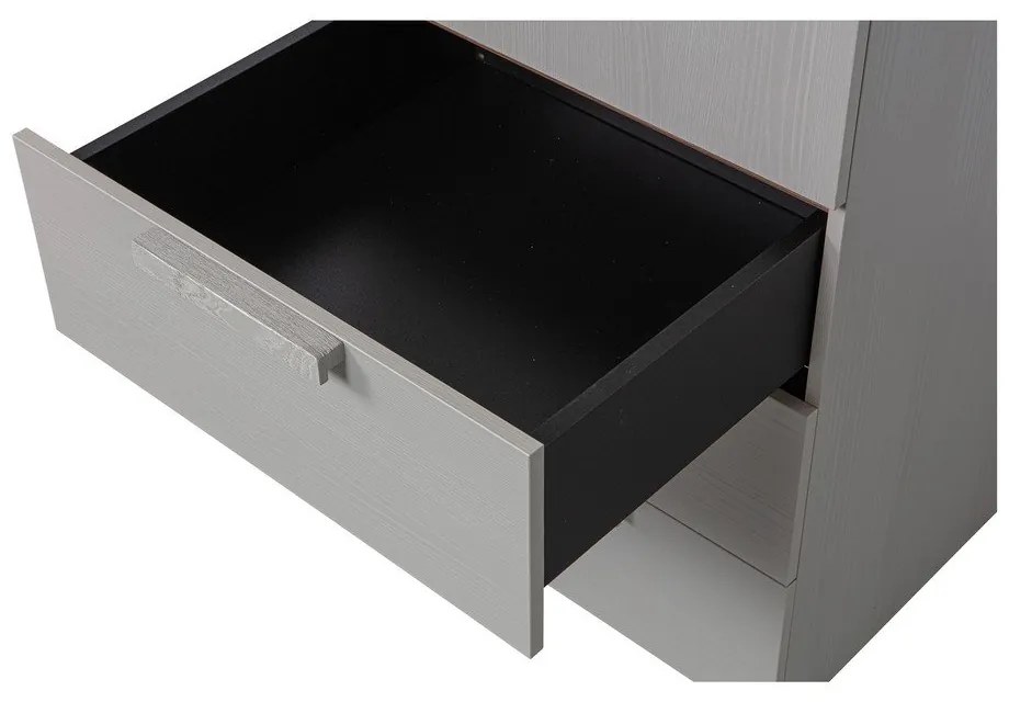 Szürke moduláris szekrény 55x210 cm Rens – WOOOD