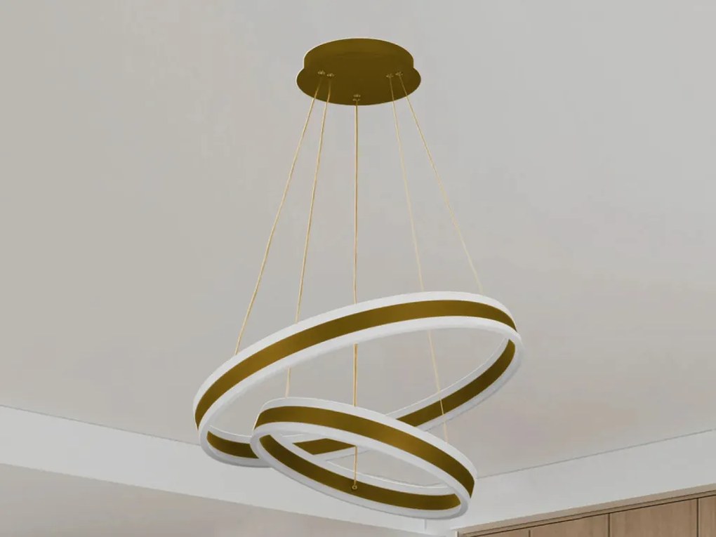 NEDES J4317-G Modern Led Függesztett Lámpa IP20