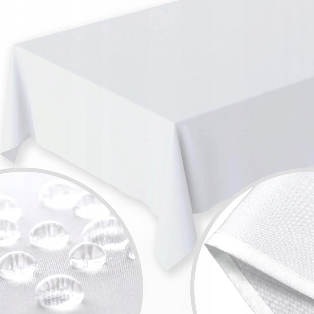 Abrosz Foltálló Klasszikus Fehér 130x230 CM Asztalra Sima Matt Vastag