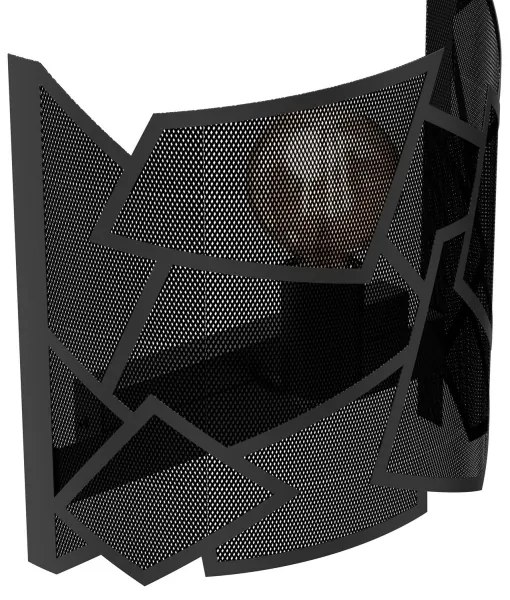 Fali lámpa CAMO 1xE27/15W/230V fekete