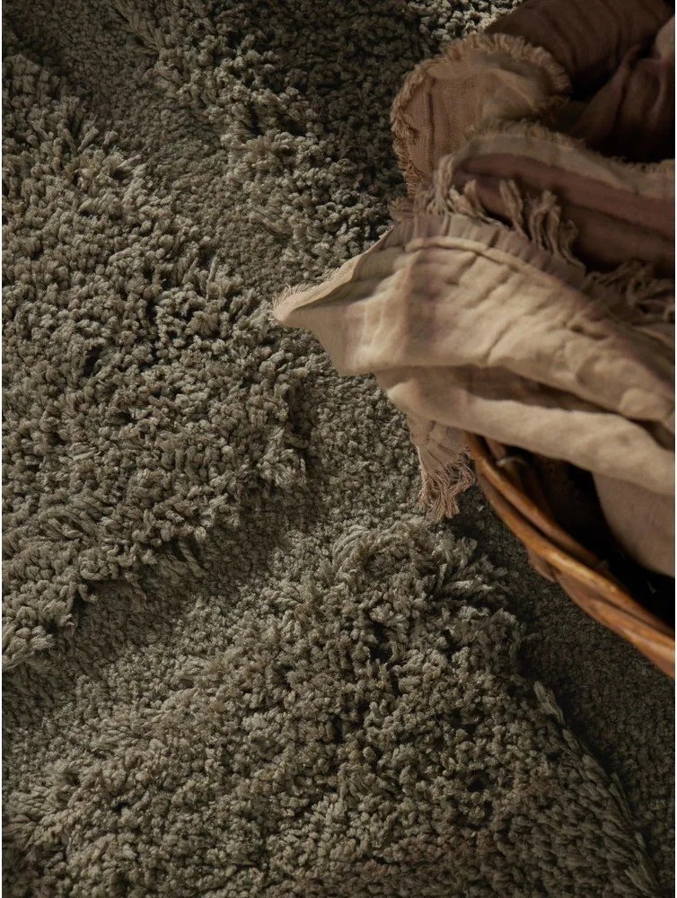 Khaki kézi szövésű kerek szőnyeg ø 160 cm Lambeth Jasper – Ted Baker