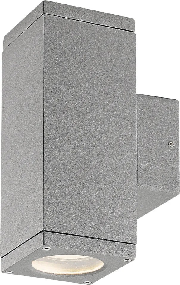 NOVOLUX 555D-G21X1A-03 CUB Modern Kültéri Fali Lámpa Szürke GU10 IP54