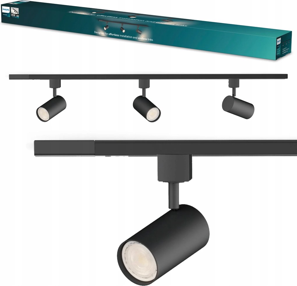 Sín szett 1m 3x Reflektor lámpa GU10 EasyLink Zilo Philips