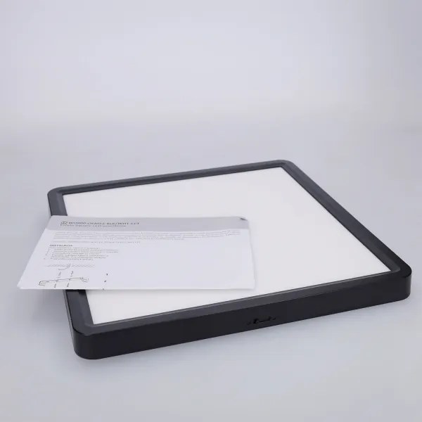 Brilagi - LED mennyezeti lámpatest ESTELA SQUARE LED/24W/230V 31x31 cm fekete