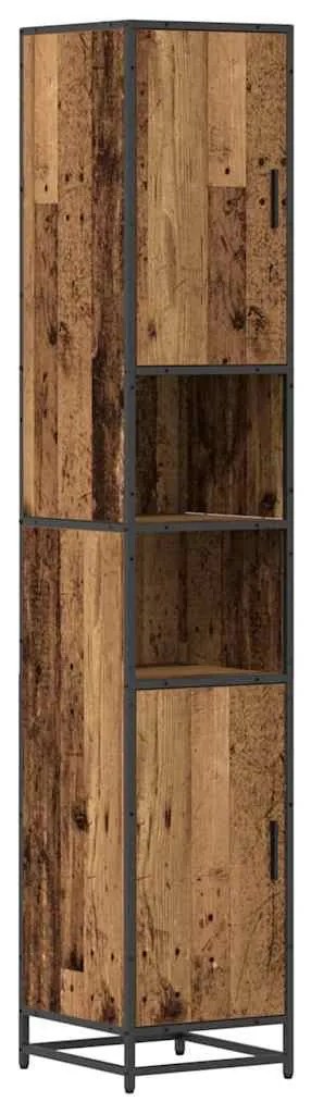 Fürdőszoba bútor szett 3 pcs Régi fa 90 x 33 x 60 cm Faanyag