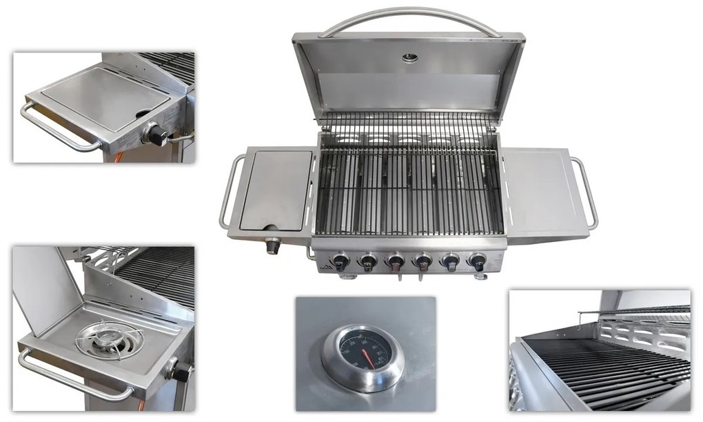 Cattara 99BB006 Manhattan gázgrill, 161 x 161 x 51cm