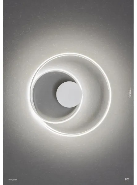 Redo 01-4354 - LED dimmelhető fali lámpatest TORSION LED/30W/230V fehér