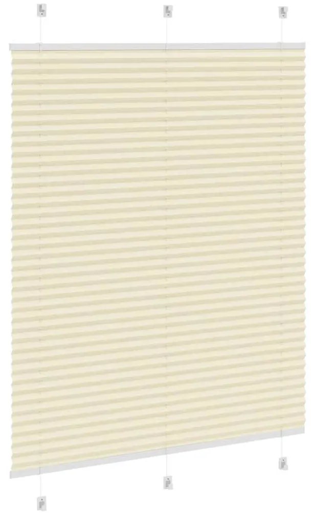 pliszírozott redőny krém 105x150 cm Szövetszélesség 104,4 cm