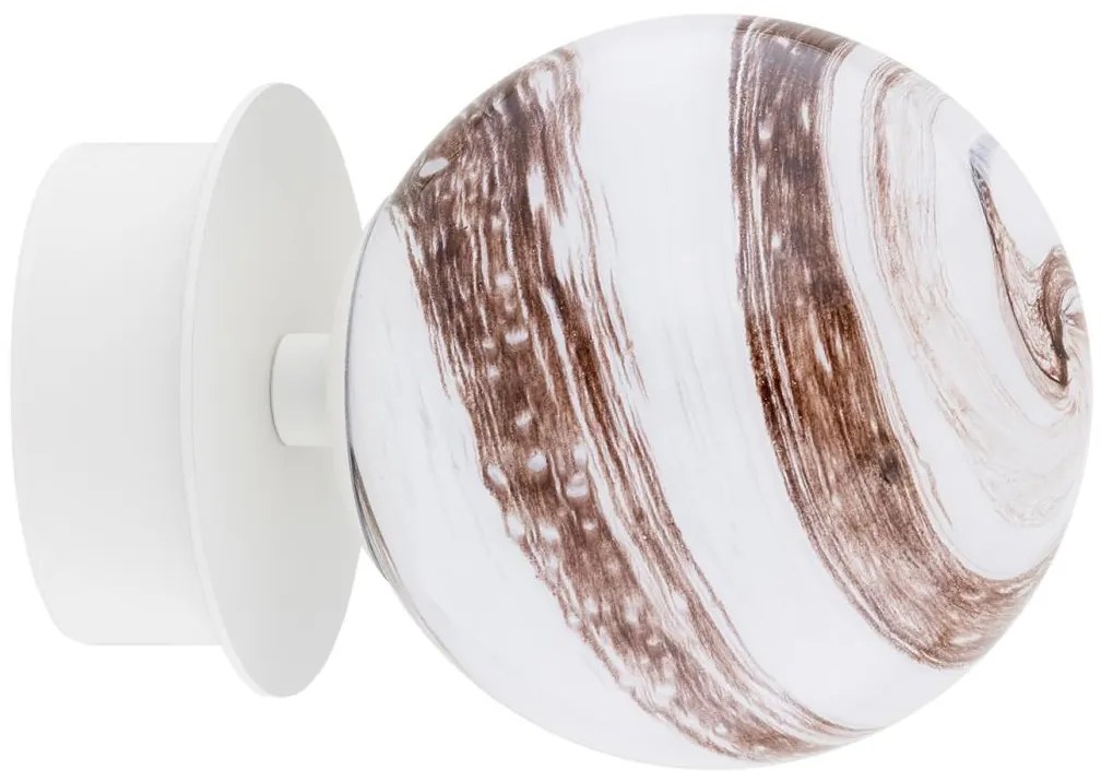 Argon 8454 - Fali lámpa FABIO 1xE14/7W/230V alabástrom fehér