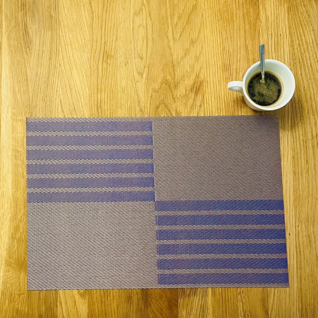 Deluxe szőnyeg a tányér alatt Kendrick kék 35x45cm TiaHome
