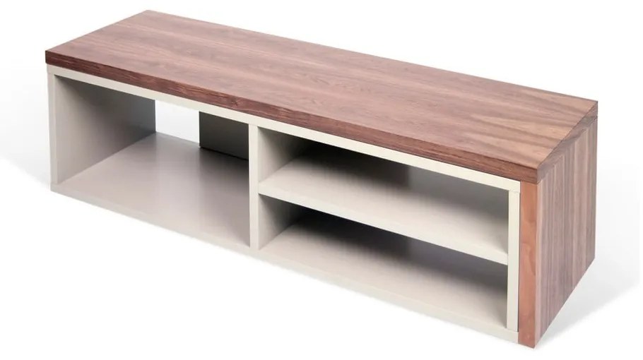 Move szürke variálható TV-állvány diófa furnérral - TemaHome
