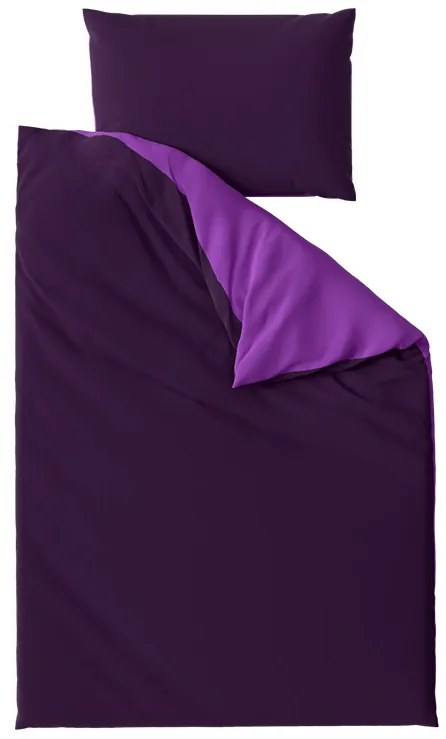Pamut ágyneműhuzat VIOLETTA lila Ágyneműhuzat mérete: 70 x 90 cm | 140 x 200 cm