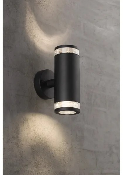 Nordlux - BIRK kültéri fali lámpatest 2xGU10/28W/230V IP44