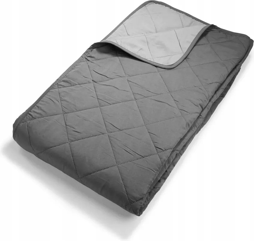 Ágytakaró Dekor Szürke poliészter 220 cm x 240 cm