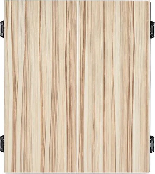 KLARFIT Dartmaster 180, bézs, darts tábla, dart gép, puha hegyű, ajtó