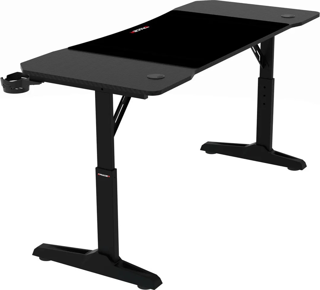 NERO állítható gamer asztal 120 × 60 cm