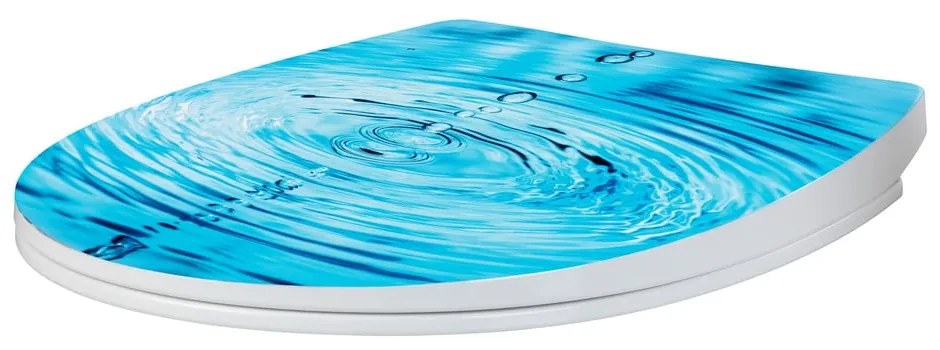 WC-ülőke automatikus záródással 38 x 45 cm Droplets – Wenko
