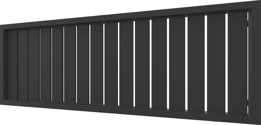 Dekorációs Radiátor Bradone H580 L1350 Fekete