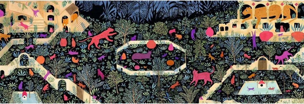 Művész puzzle - A macskák birodalma, 500 db-os - The kingdom of cats