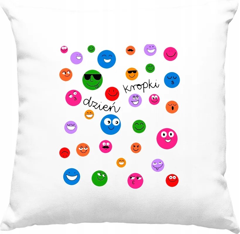 Nappali párna pöttyös játék 2 fehér