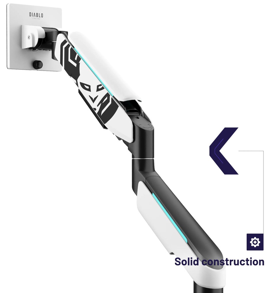 LED RGB X-Arm monitortartó