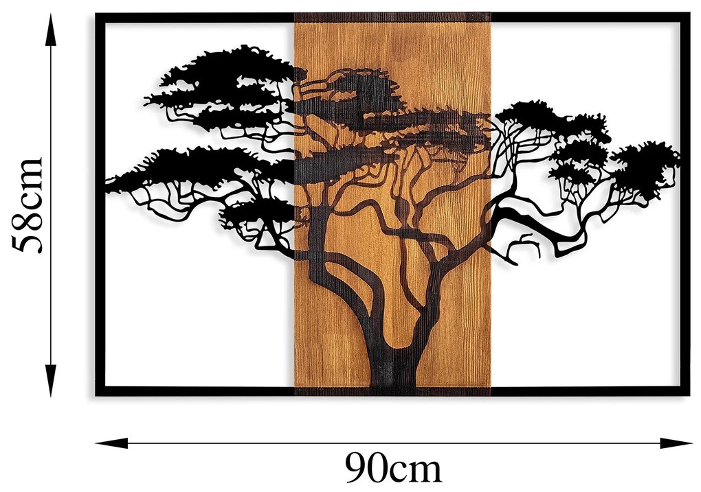 Fa fali dekoráció, Acacia Tree - 388