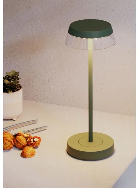 Redo 90309 - LED Dimmelhető asztali lámpa ILUNA LED/2,5W/5V 3000 mAh IP65 zöld