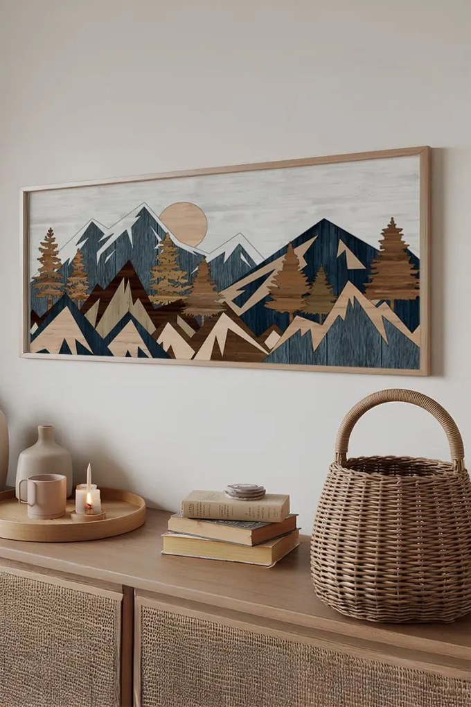 Artsmdfyty8-50120 keretezett MDF falikép, 50 x 120 cm