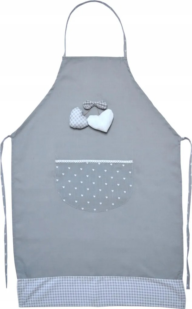 Elegáns Sorrento szürke kötény 10