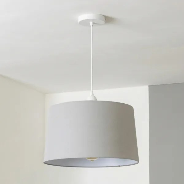 BRILAGI - LED függeszték zsinóron CERIA 1xE27/40W/230V átm. 45 cm szürke