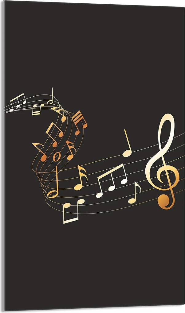 Üveg Vágódeszka 30x52 Zene a Konyhába