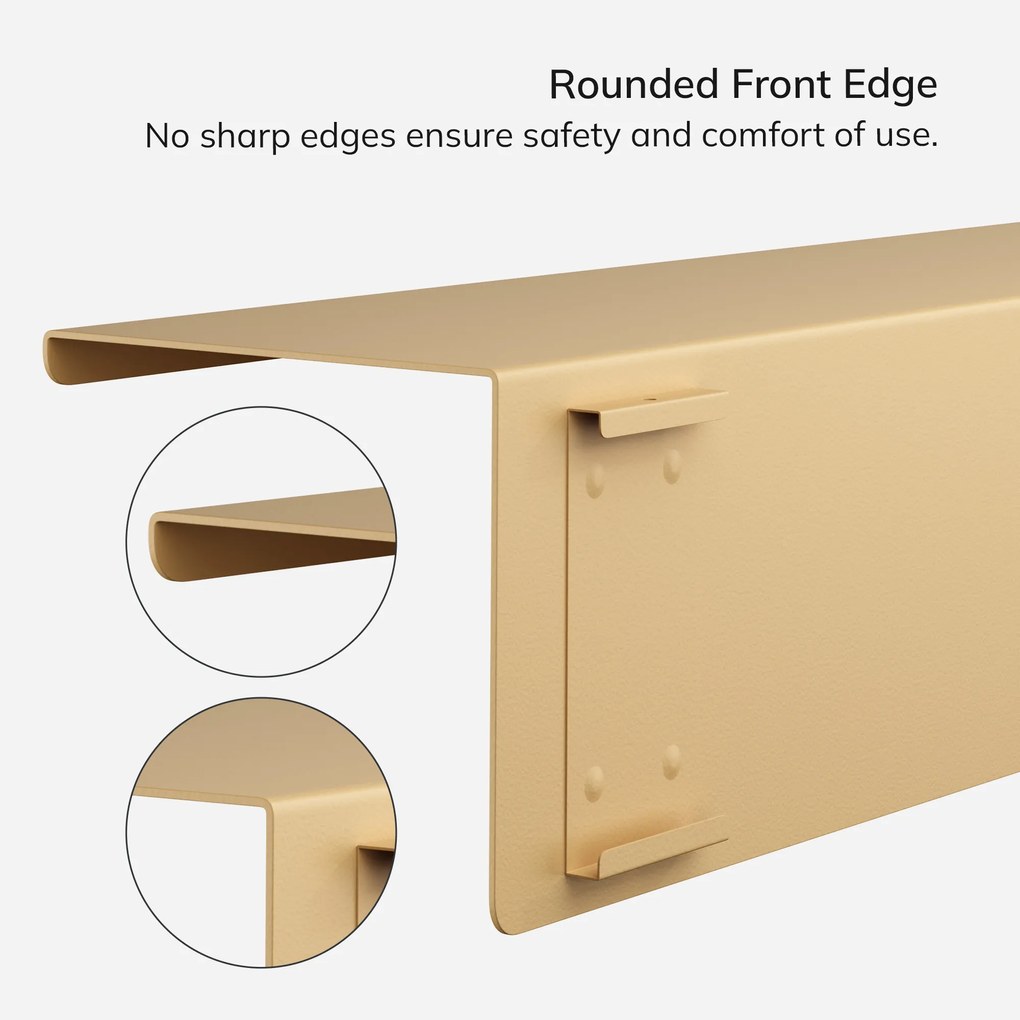 Fali polc JOANNE 700 mm, Fresh Style: bézs