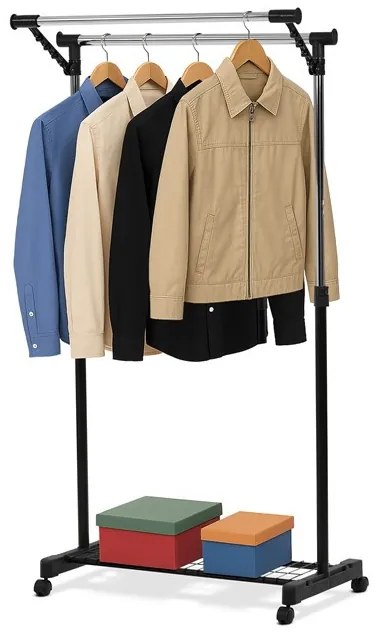 Fekete Fém Ruhafogas. 84511 BK