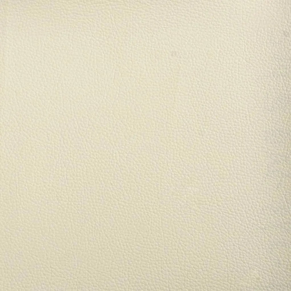 krémszínű műbőr kanapéágy 90 x 200 cm