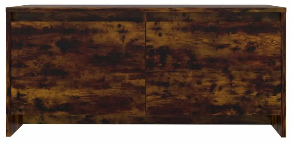 füstös tölgy színű szerelt fa dohányzóasztal 90x50x41,5 cm