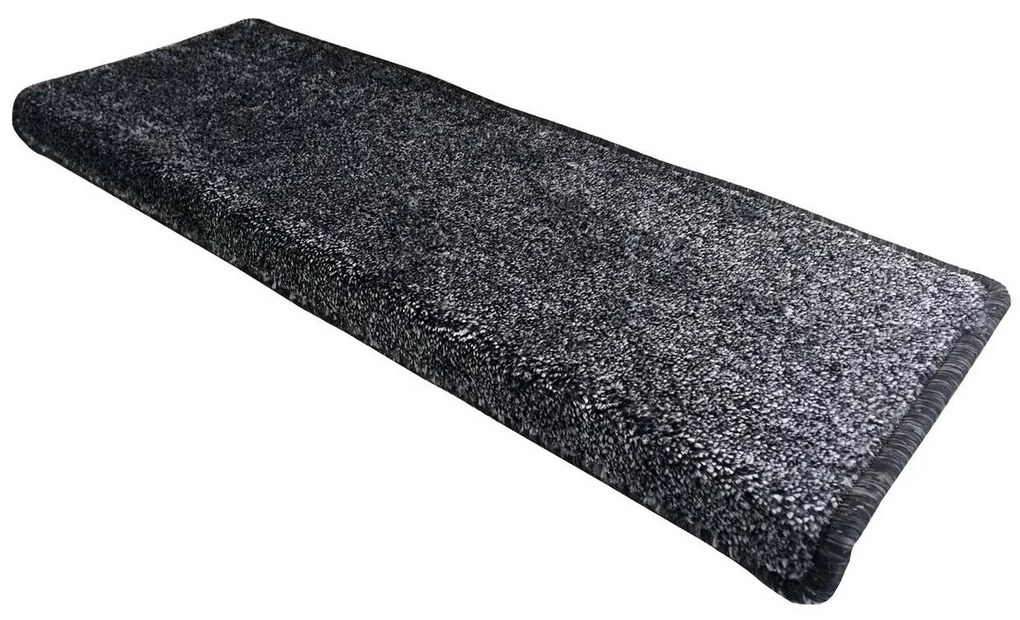 Apollo soft lépcsőfok, téglalap alakú, antracit,24 x 80 cm, 5 db-os készlet