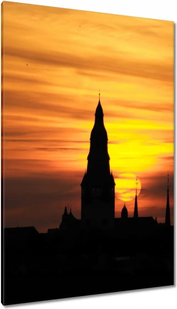 Vászonkép 80x120 Lenyugvó nap