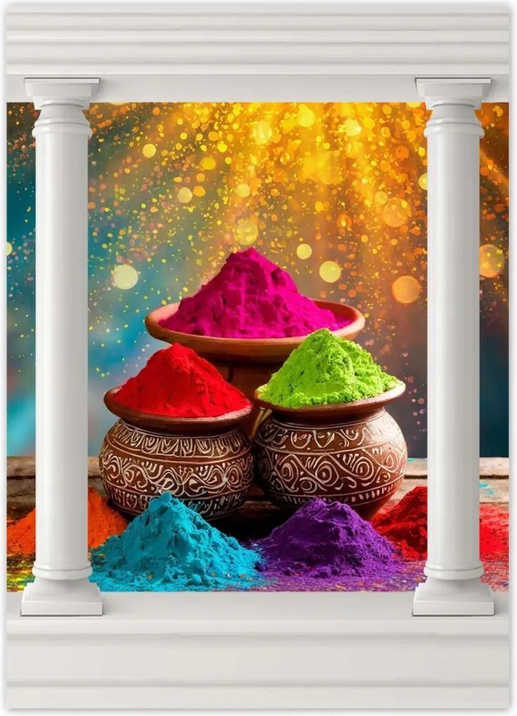 Poszterek 50x70 Színfesztivál Színes porok