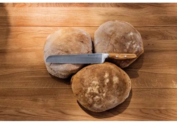 Wüsthof - Konyhai kenyérvágó kés AMICI 23 cm olajfa