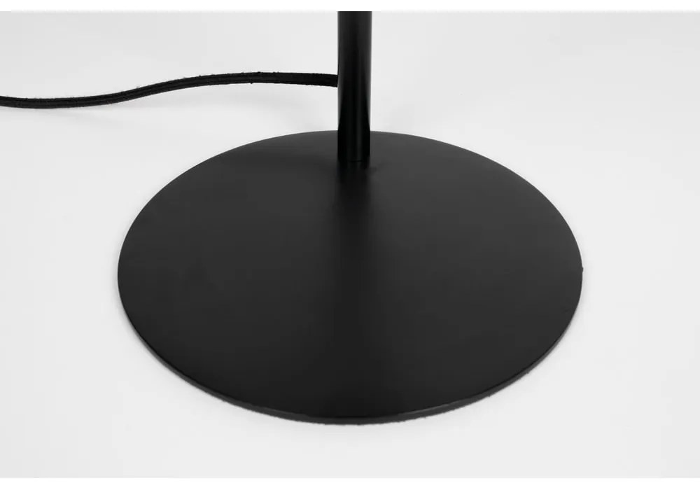 Fekete asztali lámpa textil búrával (magasság 71 cm) Jaylee – White Label