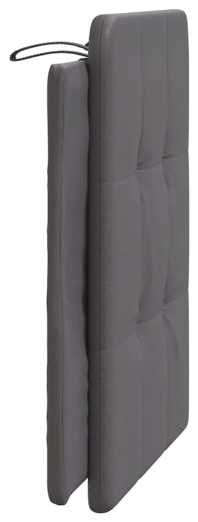 szürke műbőr fejtámla párna Zadar 80 cm