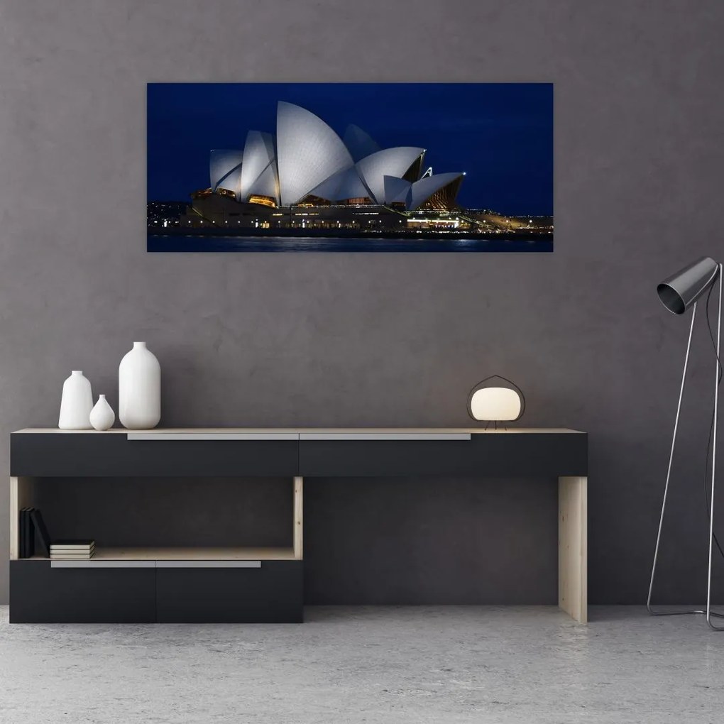 Sydney éjszakai kép (120x50 cm)