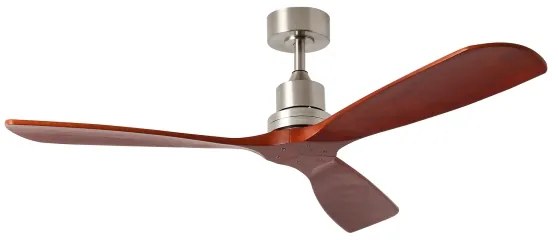 ZEVENTI - LIONI mennyezeti ventilátor Wi-Fi Tuya króm/tölgy + távirányító