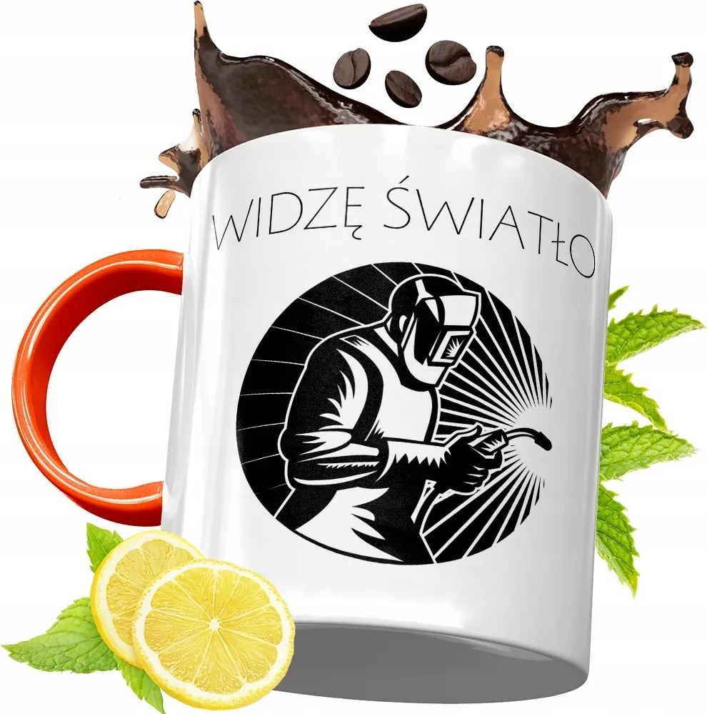 Narancssárga Bögre Hegesztőnek Tökéletes Ajándék fényképes nyomtatással