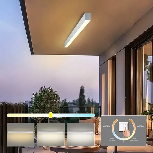 Brilagi - LED fürdőszobai mennyezeti lámpa SLEEKLINE LED/40W/230V ezüstszínű IP44