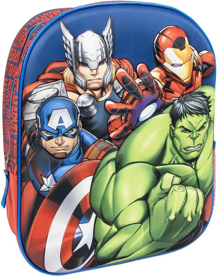 Bosszúállók Hero Squad 3D hátizsák, táska 31 cm