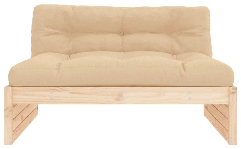 tömör fenyőfa középső kanapé 120 x 80 cm