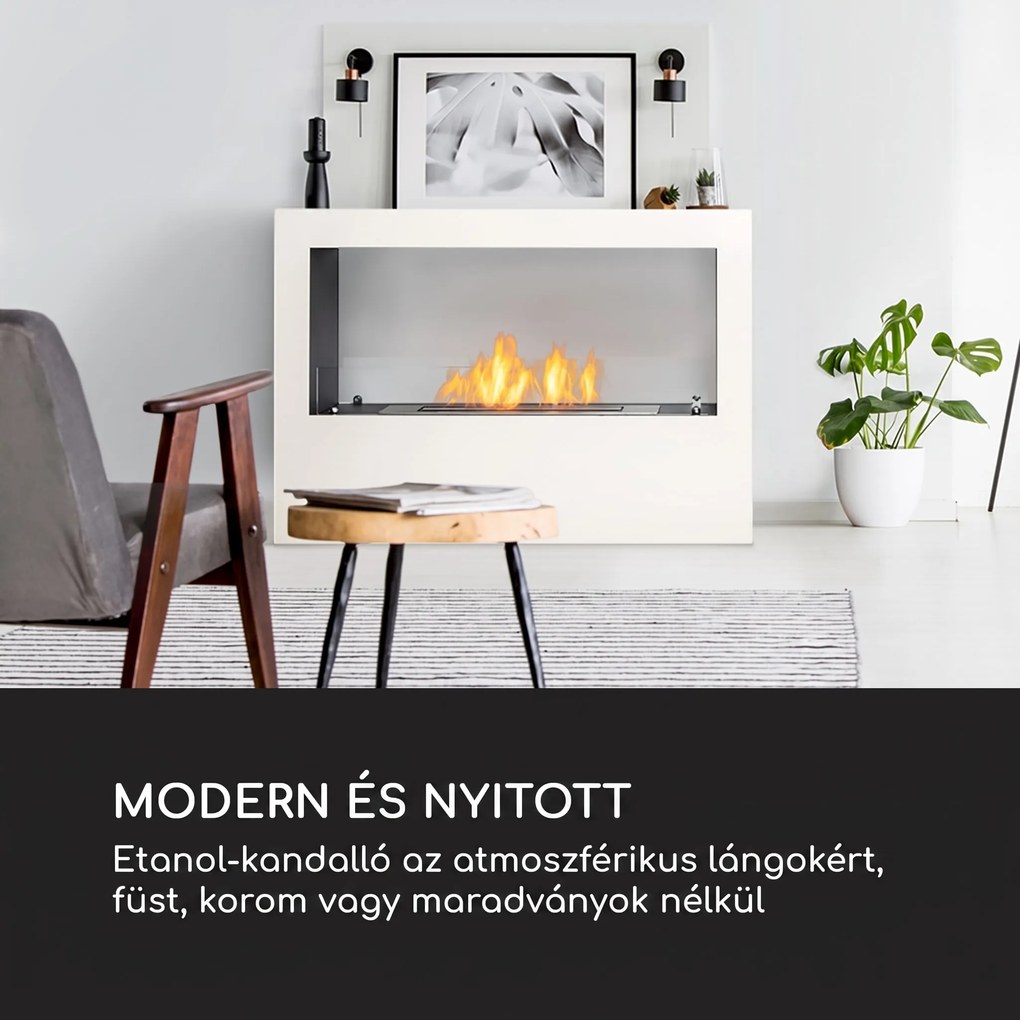 Blumfeldt Fiamme Scoppi, etanol kandalló, rozsdamentes acél égő, 3 l, 5-6 h égési idő